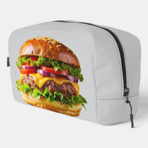 SlipperyJoe's mouthwatering cheeseburger crispy ba Dopp Kit