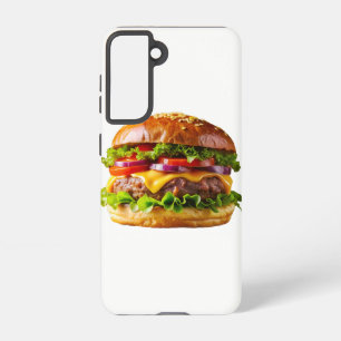 SlipperyJoe's mouthwatering cheeseburger crispy ba Samsung Galaxy Case