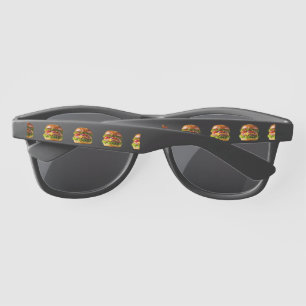 SlipperyJoe's mouthwatering cheeseburger crispy ba Sunglasses