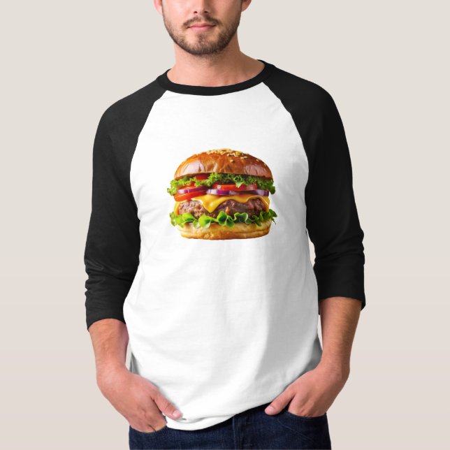 SlipperyJoe's mouthwatering cheeseburger crispy ba T-Shirt (Front)
