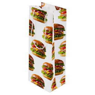 SlipperyJoe's mouthwatering cheeseburger crispy ba Wine Gift Bag