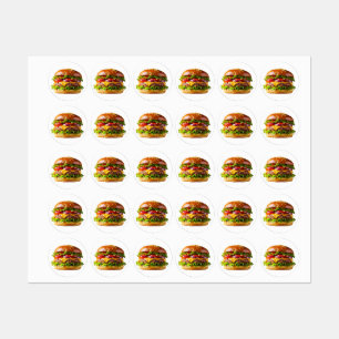 SlipperyJoe's mouthwatering stacked hamburger thic