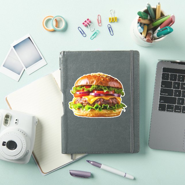SlipperyJoe's mouthwatering stacked hamburger thic (iPad Cover)