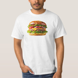 SlipperyJoe's mouthwatering stacked hamburger thic T-Shirt
