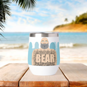 SlipperyJoe's muscular bald bear man stylised cart