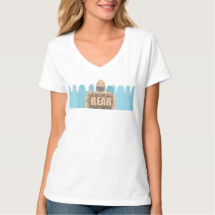 SlipperyJoe's muscular bald bear man stylised cart T-Shirt