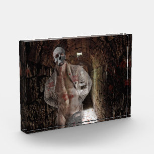 SlipperyJoe's muscular ghost stone dimly lit tunne Photo Block