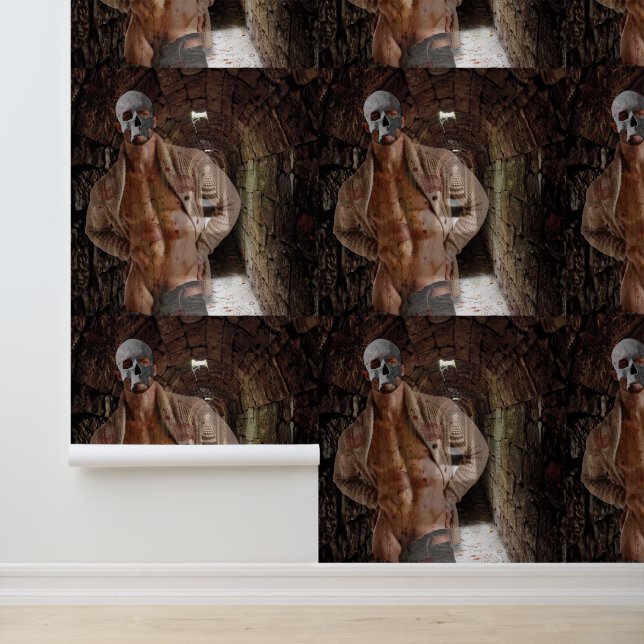 SlipperyJoe's muscular ghost stone dimly lit tunne Wallpaper (Application)