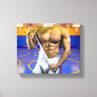 SlipperyJoe's muscular man bulge six-pack gym trai