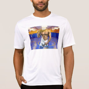 SlipperyJoe's muscular man bulge six-pack gym trai T-Shirt