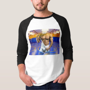 SlipperyJoe's muscular man bulge six-pack gym trai T-Shirt