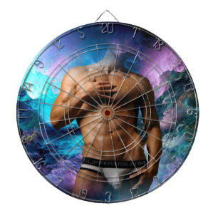 SlipperyJoe's muscular man underwear bulge cosmic Dartboard