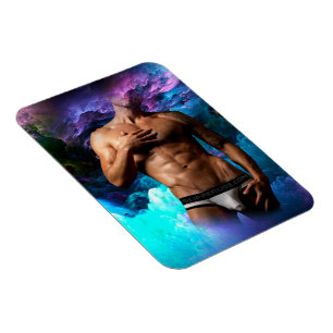 SlipperyJoe's muscular man underwear bulge cosmic Magnet