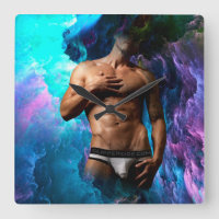 SlipperyJoe's muscular man underwear bulge cosmic 