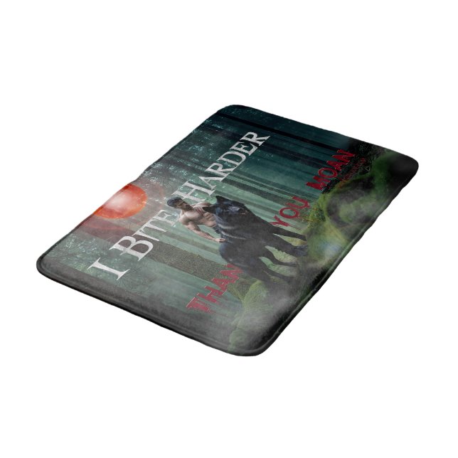 SlipperyJoe's mystical Halloween-style atmosphere  Bath Mat (Angled)