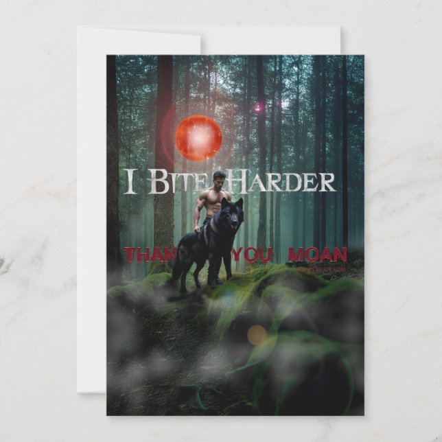 SlipperyJoe's mystical Halloween-style atmosphere  Holiday Card (Front)