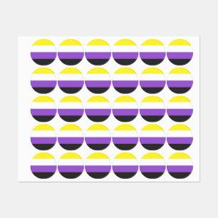 SlipperyJoe's Nonbinary Pride Flag yellow white pu