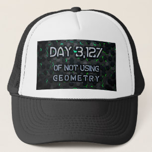 SlipperyJoe's not using geometry interlocking hexa Trucker Hat