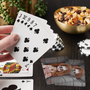 SlipperyJoe's old doll Happy Halloween creepy bloo Playing Cards