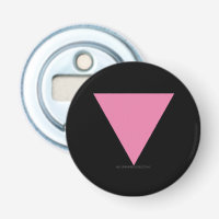 SlipperyJoe's pink triangle flag bright pink symbo