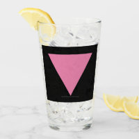 SlipperyJoe's pink triangle flag bright pink symbo