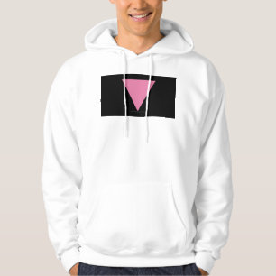 SlipperyJoe's pink triangle flag bright pink symbo Hoodie