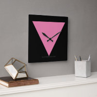 SlipperyJoe's pink triangle flag bright pink symbo