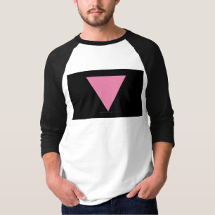 SlipperyJoe's pink triangle flag bright pink symbo T-Shirt
