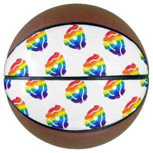 SlipperyJoe's plastic 45 RPM record adapter vibran Basketball