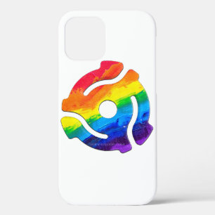 SlipperyJoe's plastic 45 RPM record adapter vibran iPhone 12 Pro Case