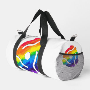 SlipperyJoe's plastic 45 RPM record adapter vibran Duffle Bag