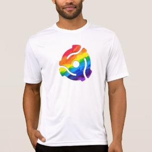 SlipperyJoe's plastic 45 RPM record adapter vibran T-Shirt