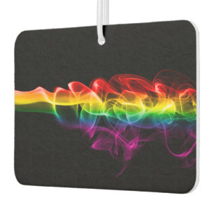 SlipperyJoe's plume of rainbow energy vapour caugh Car Air Freshener
