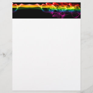 SlipperyJoe's plume of rainbow energy vapour caugh Custom Letterhead