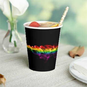 SlipperyJoe's plume of rainbow energy vapour caugh Paper Cups