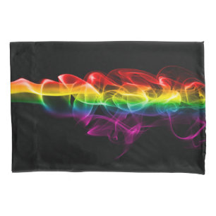 SlipperyJoe's plume of rainbow energy vapour caugh Pillowcase
