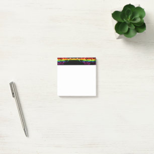 SlipperyJoe's plume of rainbow energy vapour caugh Post-it Notes