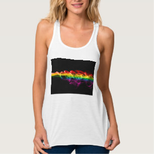 SlipperyJoe's plume of rainbow energy vapour caugh Singlet
