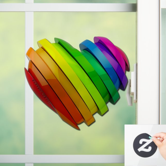 SlipperyJoe's pride heart shape multiple horizonta (Home)