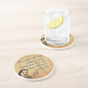 SlipperyJoe's Princess clap walking funny 50s vint Coaster