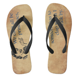 SlipperyJoe's Princess clap walking funny 50s vint Jandals