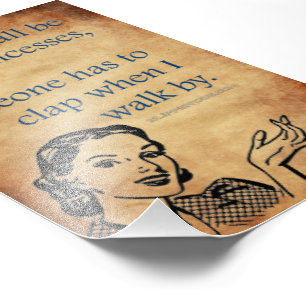 SlipperyJoe's princesses clap vintage poster retro