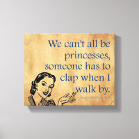 SlipperyJoe's princesses clap vintage poster retro