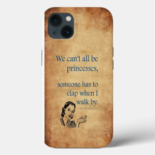 SlipperyJoe's princesses clap vintage poster retro iPhone 13 Case