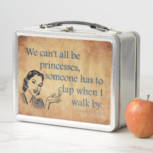 SlipperyJoe's princesses clap vintage poster retro Metal Lunch Box