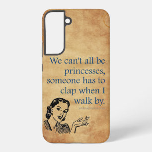 SlipperyJoe's princesses clap vintage poster retro Samsung Galaxy Case