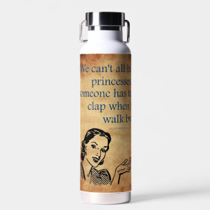 SlipperyJoe's princesses clap vintage poster retro Water Bottle