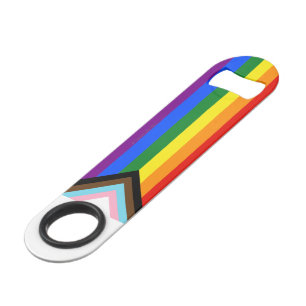 SlipperyJoe's Progress Pride Flag six classic hori