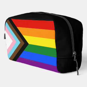 SlipperyJoe's Progress Pride Flag six classic hori Dopp Kit