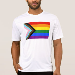 SlipperyJoe's Progress Pride Flag six classic hori T-Shirt